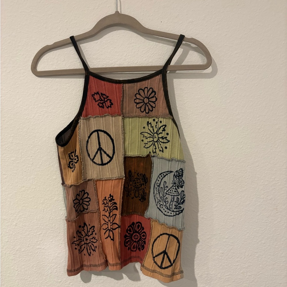 EARTHBOUND Multicolor Patchwork Camisole - Picture 3 of 3